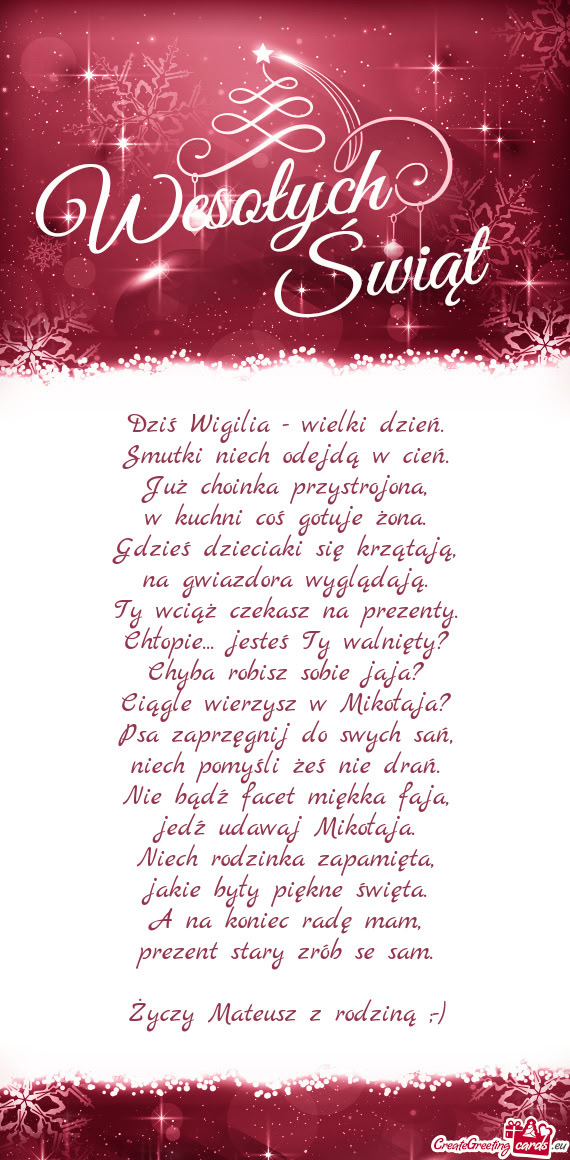 Mateusz z rodziną ;-)