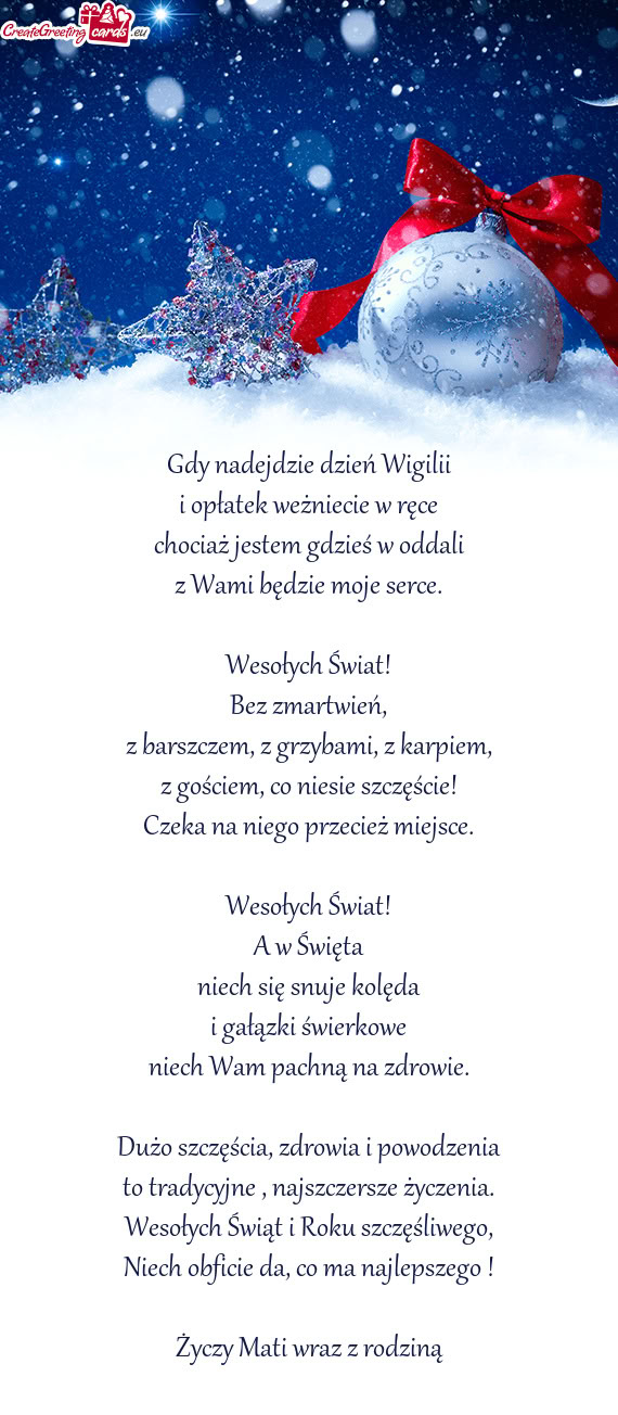 Mati wraz z rodziną