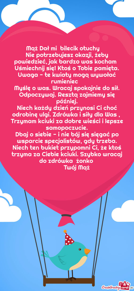 Mąż Dał mi bilecik otuchy 🫶🥹♥️