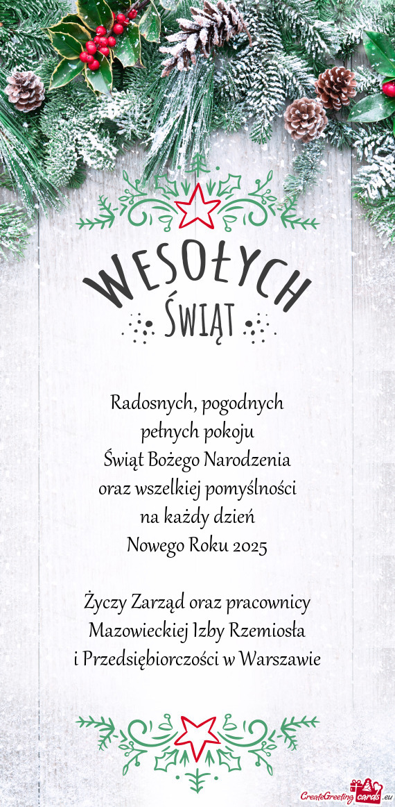 Mazowieckiej Izby Rzemiosła