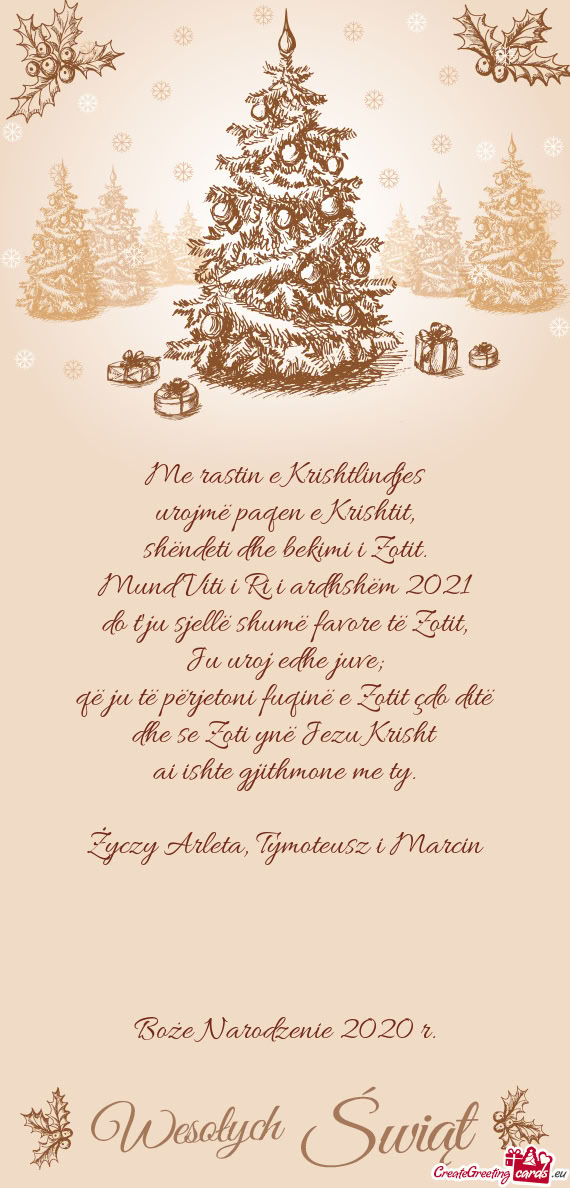 Me rastin e Krishtlindjes