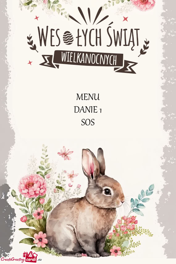 MENU DANIE 1 SOS