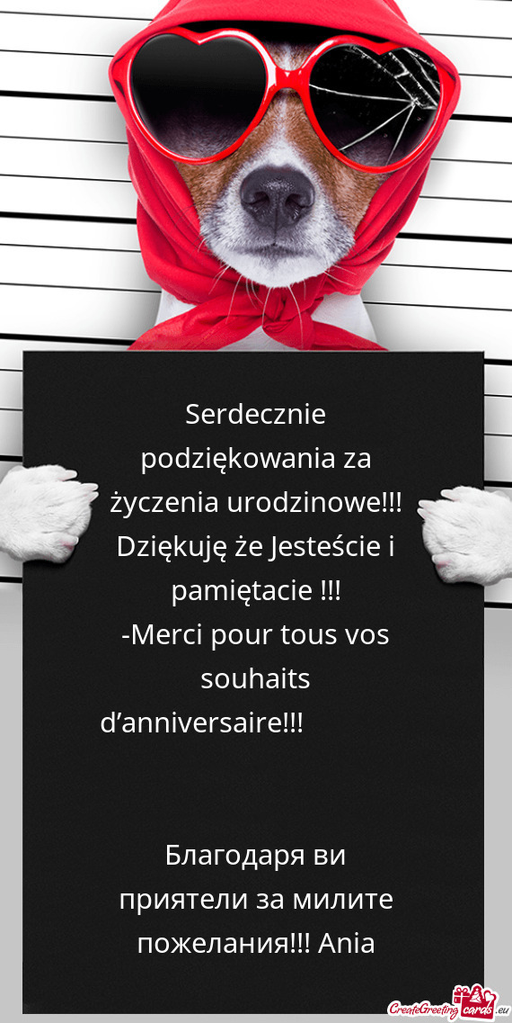 Merci pour tous vos souhaits d’anniversaire