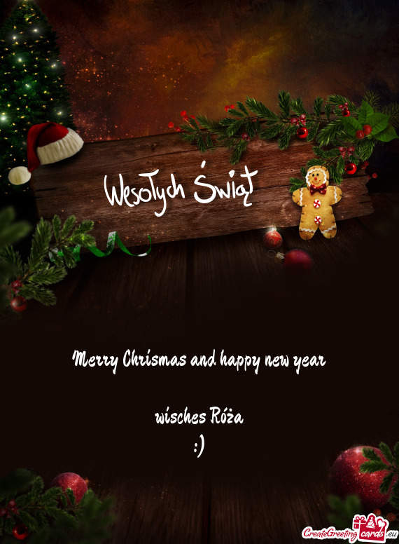 Merry Chrismas and happy new year