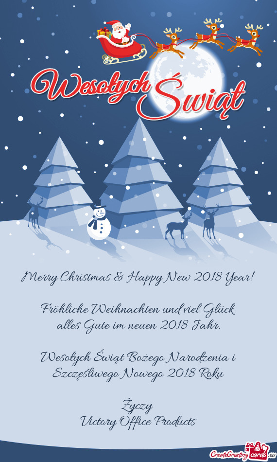 Merry Christmas & Happy New 2018 Year