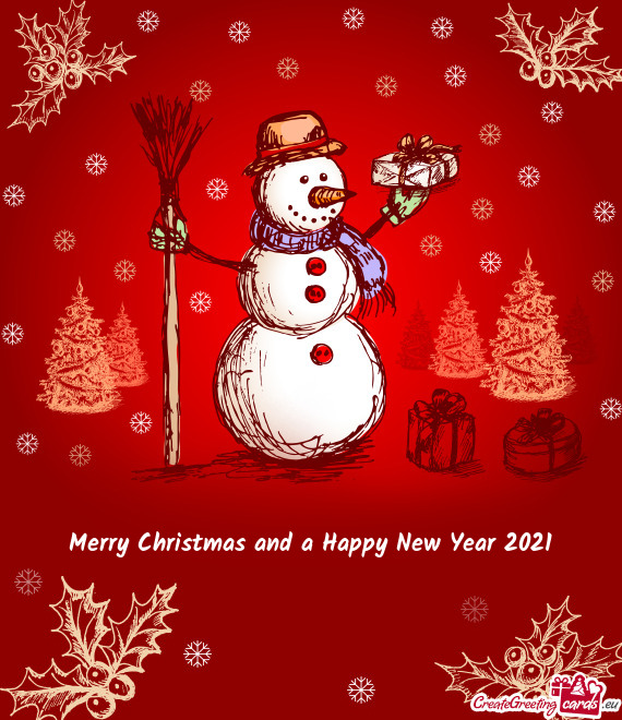 Merry Christmas and a Happy New Year 2021
