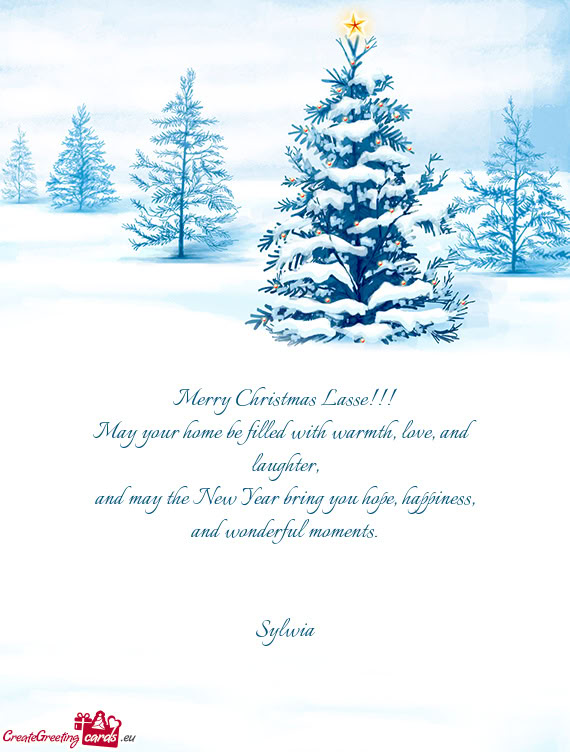 Merry Christmas Lasse