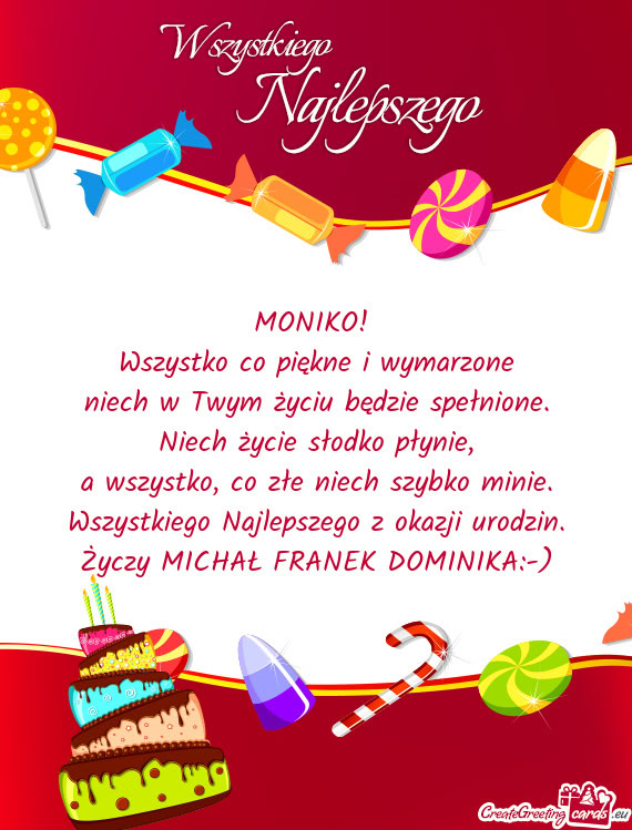 MICHAŁ FRANEK DOMINIKA:-)