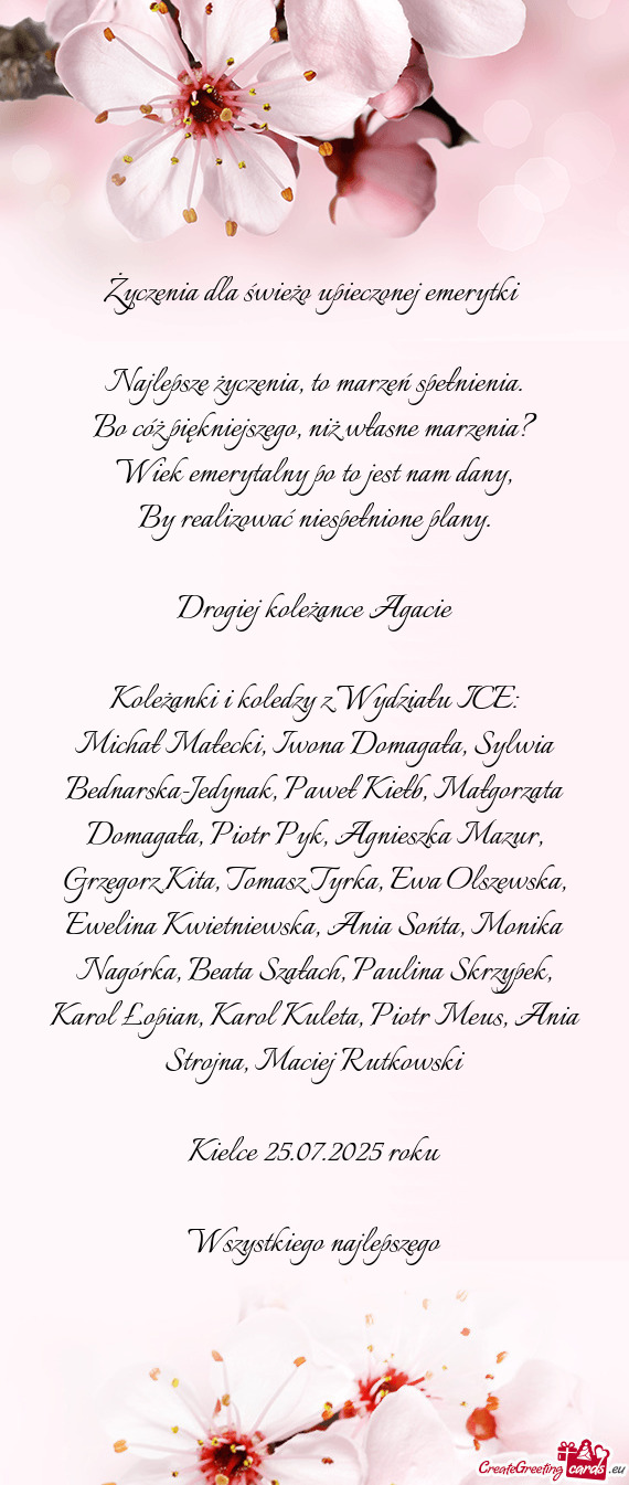 Michał Małecki, Iwona Domagała, Sylwia Bednarska-Jedynak, Paweł Kiełb, Małgorzata Domagała, P