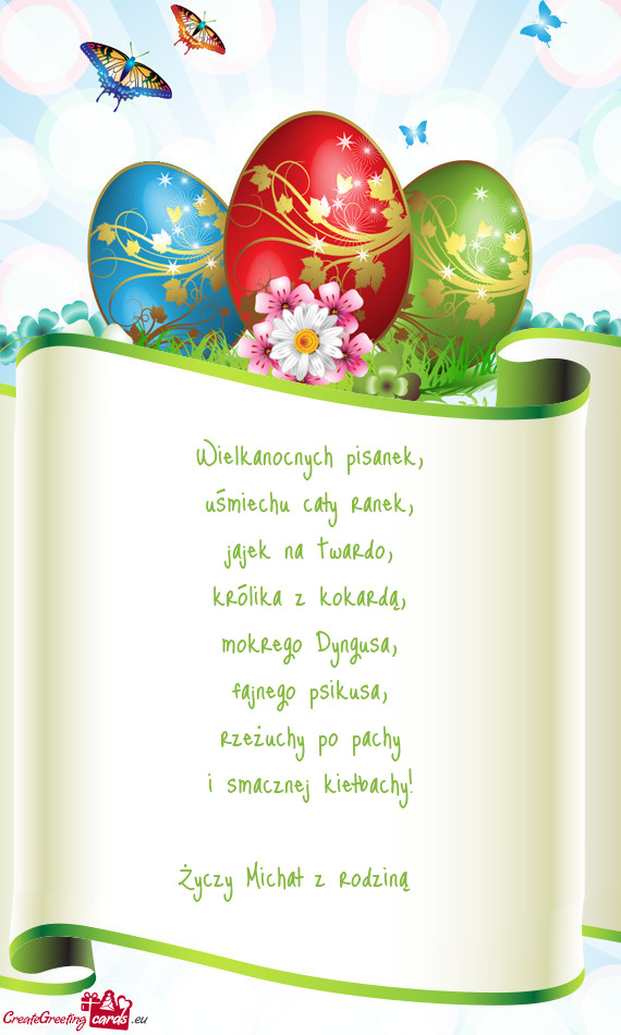 Michał z rodziną 🐣