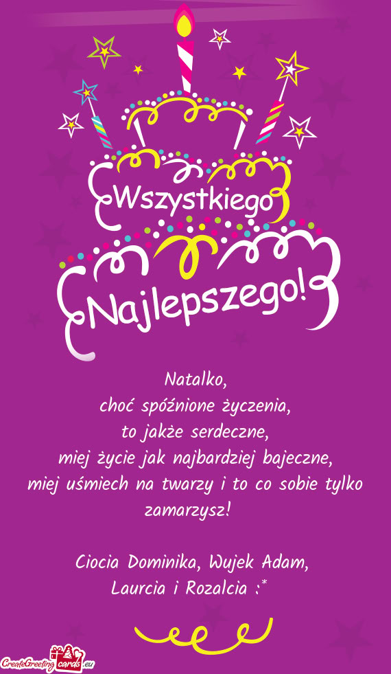 Miej uśmiech na twarzy i to co sobie tylko zamarzysz!🥳