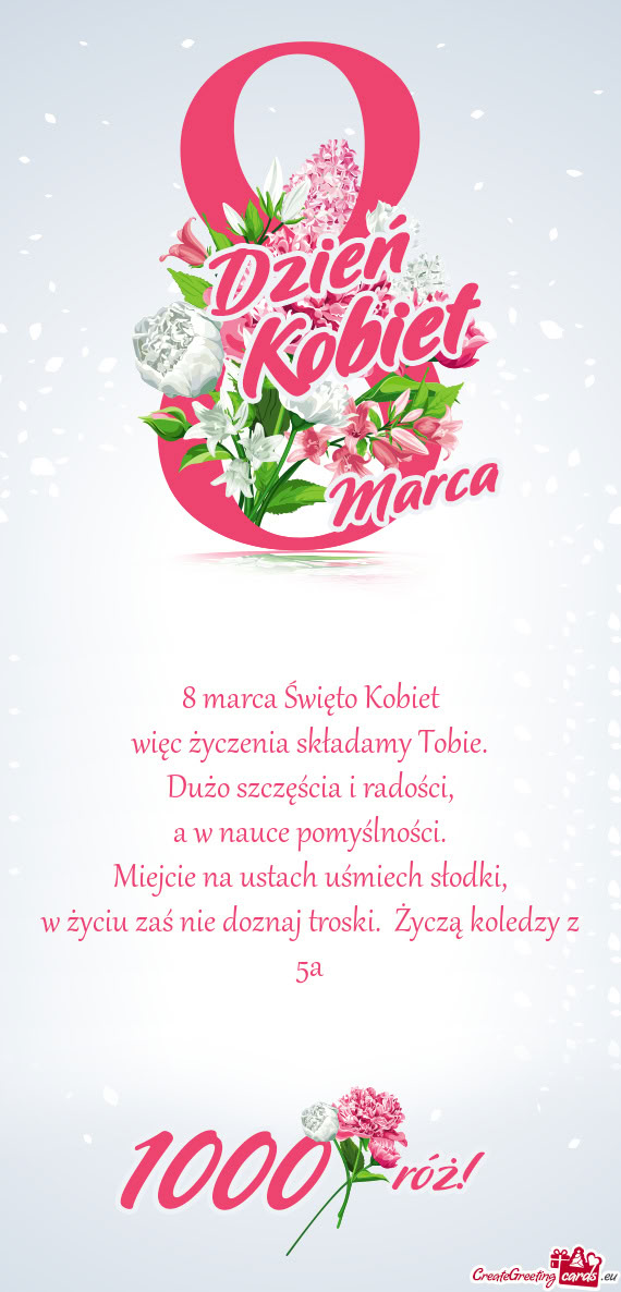 Miejcie na ustach uśmiech słodki