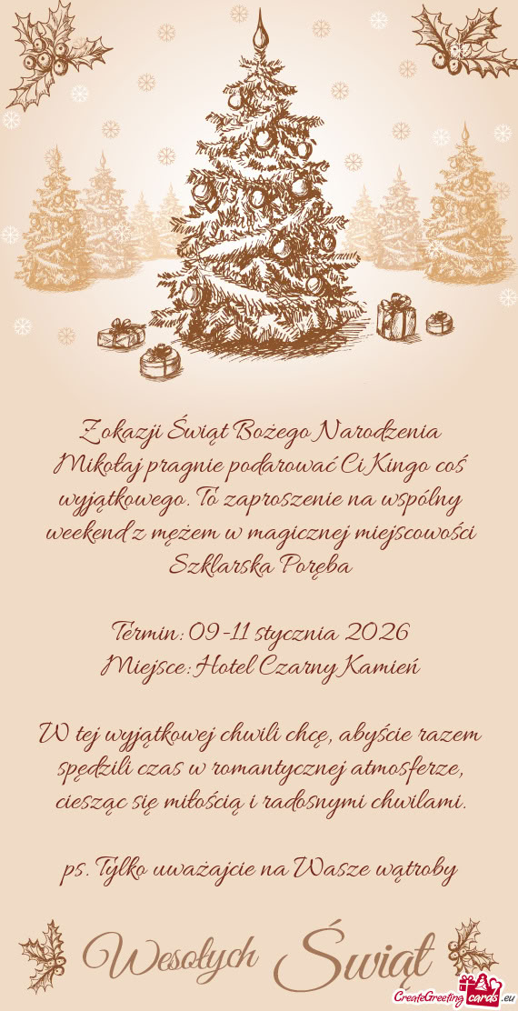 Miejsce: Hotel Czarny Kamień