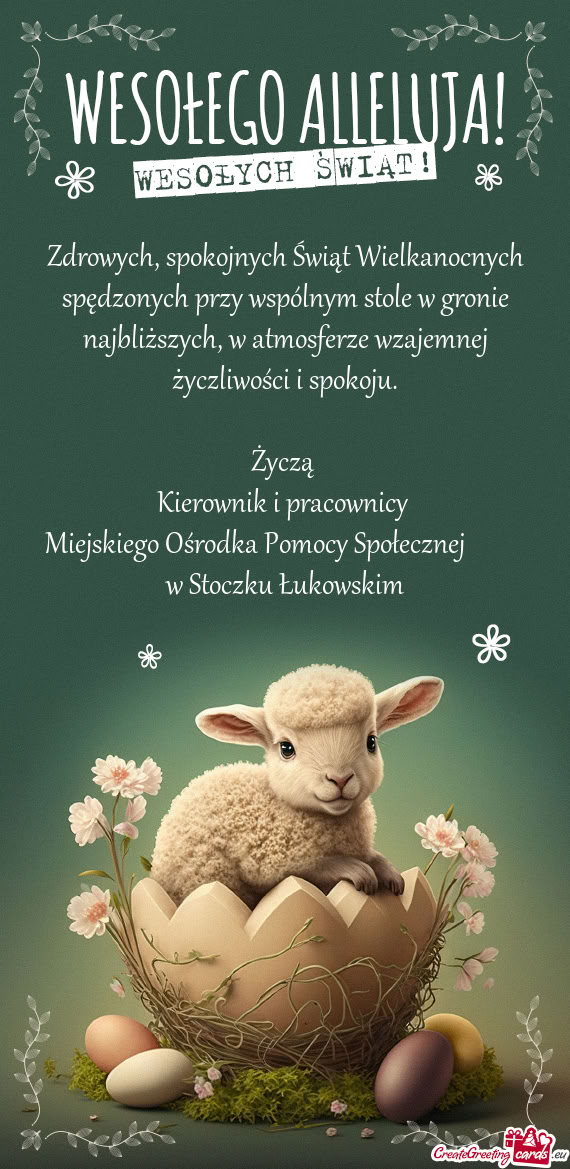 Miejskiego Ośrodka Pomocy Społecznej   w Stoczku Łukowskim