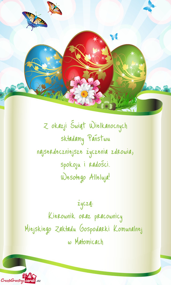 Miejskiego Zakładu Gospodarki Komunalnej