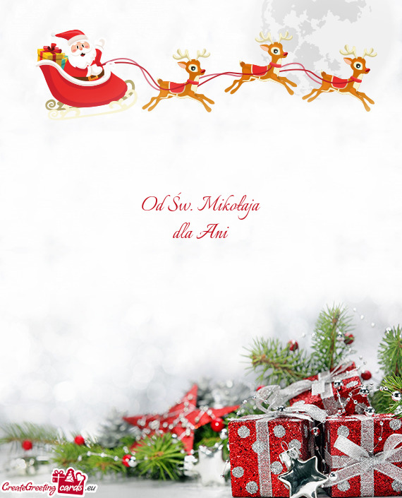 Mikołaja dla Ani