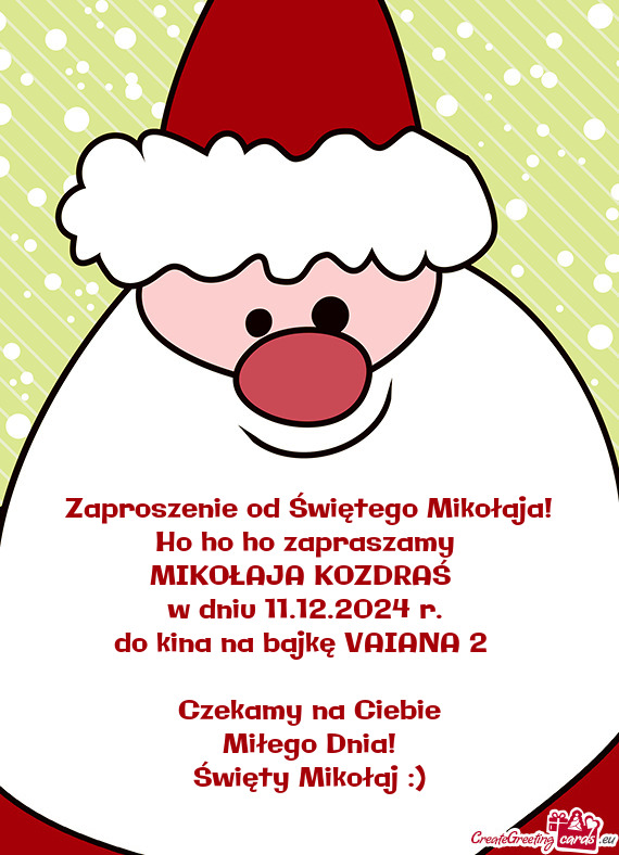 MIKOŁAJA KOZDRAŚ