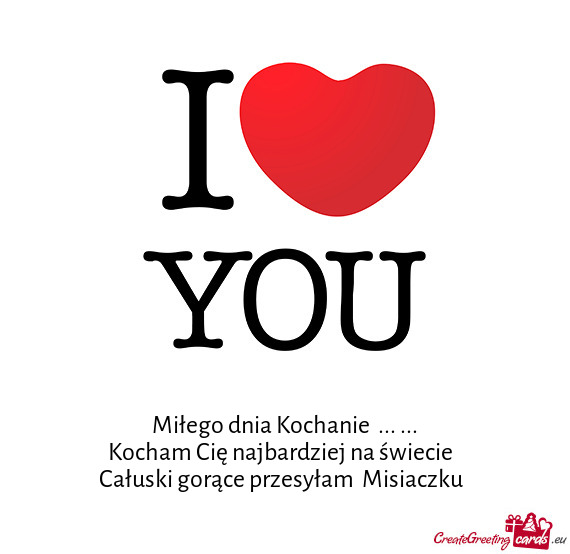 Miłego dnia Kochanie❣️