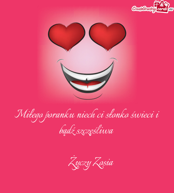 Miłego poranku niech ci słonko świeci i bądź szczęśliwa🌞