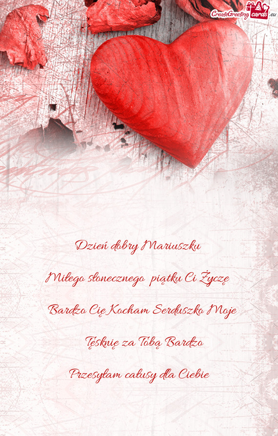 Miłego słonecznego piątku Ci Życzę