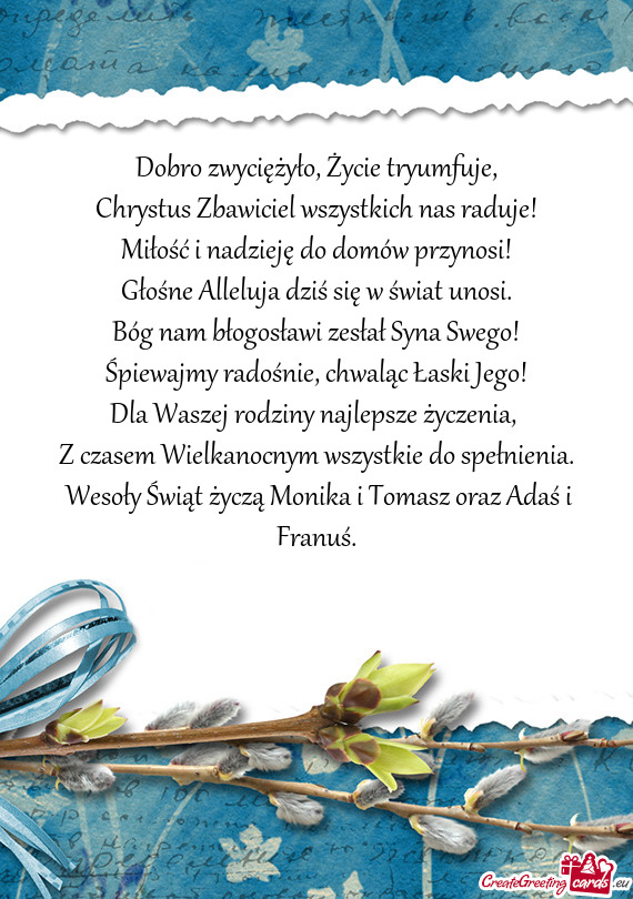 Miłość i nadzieję do domów przynosi