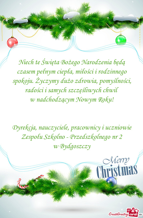 Miłości i rodzinnego spokoju