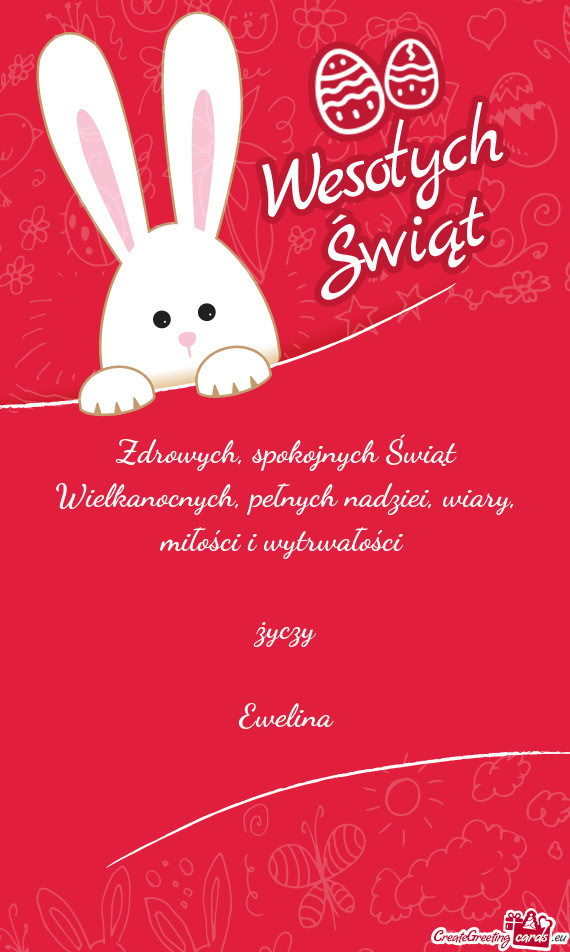 Miłości i wytrwałości  życzy Ewelina