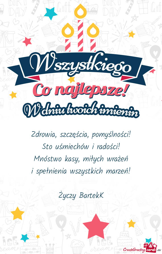 Miłych wrażeń i spełnienia wszystkich marzeń! BartekK