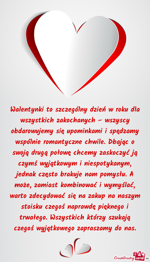 Minkami i spędzamy wspólnie romantyczne chwile. Dbając o swoją drugą połowę chcemy zaskoczyć