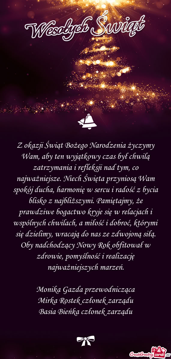 Mirka Rostek członek zarządu