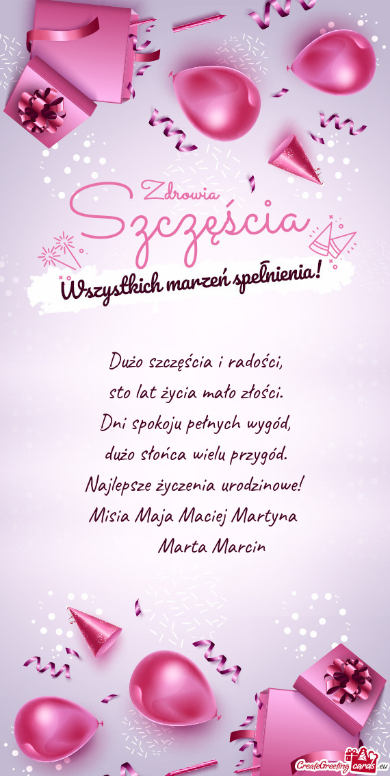 Misia Maja Maciej Martyna