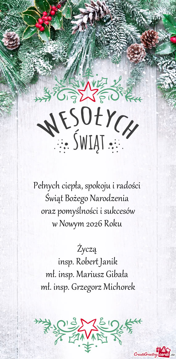 Mł. insp. Grzegorz Michorek