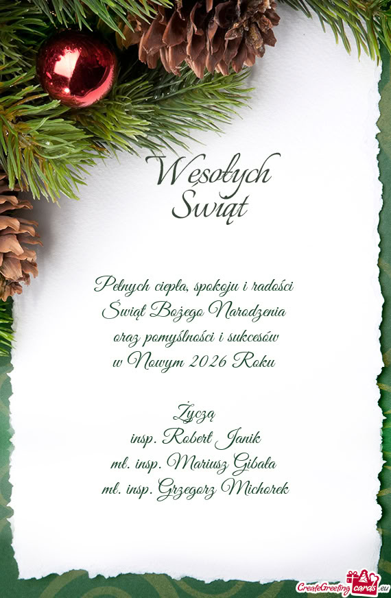 Mł. insp. Mariusz Gibała