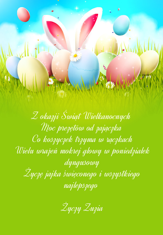 Moc prezętów od zajączka