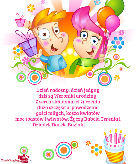 Moc toastów i wiwatów. Babcia Terenia i Dziadek Darek. Buziaki😘😘😘😘😘😘😘