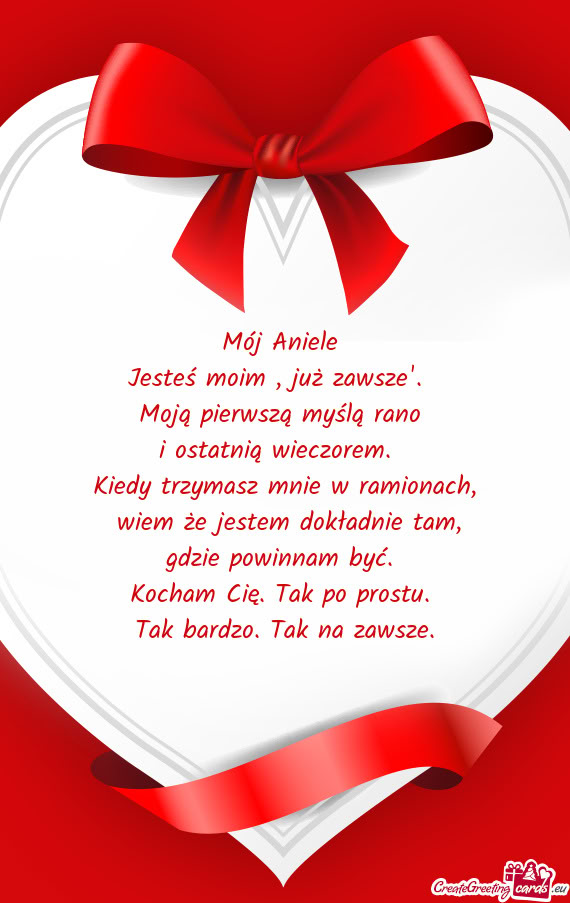 Mój Aniele