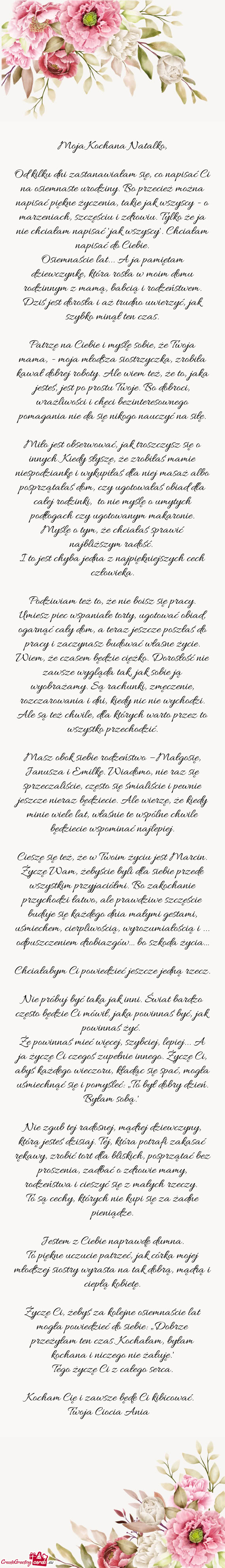 Moja Kochana Natalko
