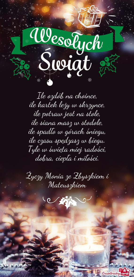 Monia ze Zbyszkiem i Mateuszkiem