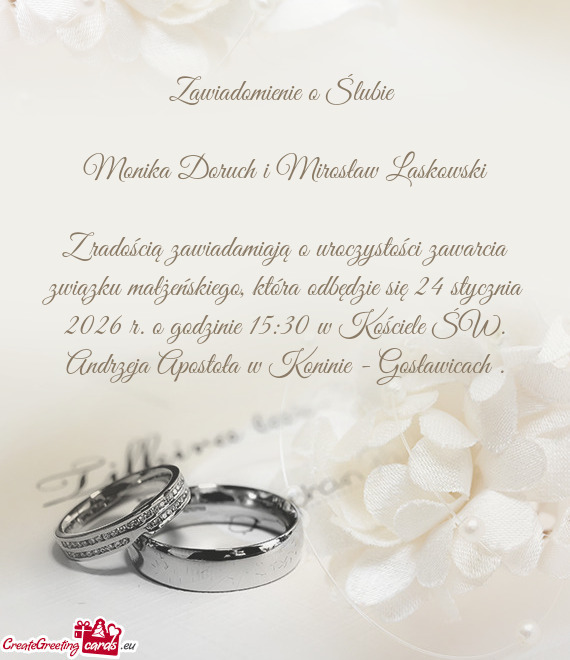 Monika Doruch i Mirosław Laskowski