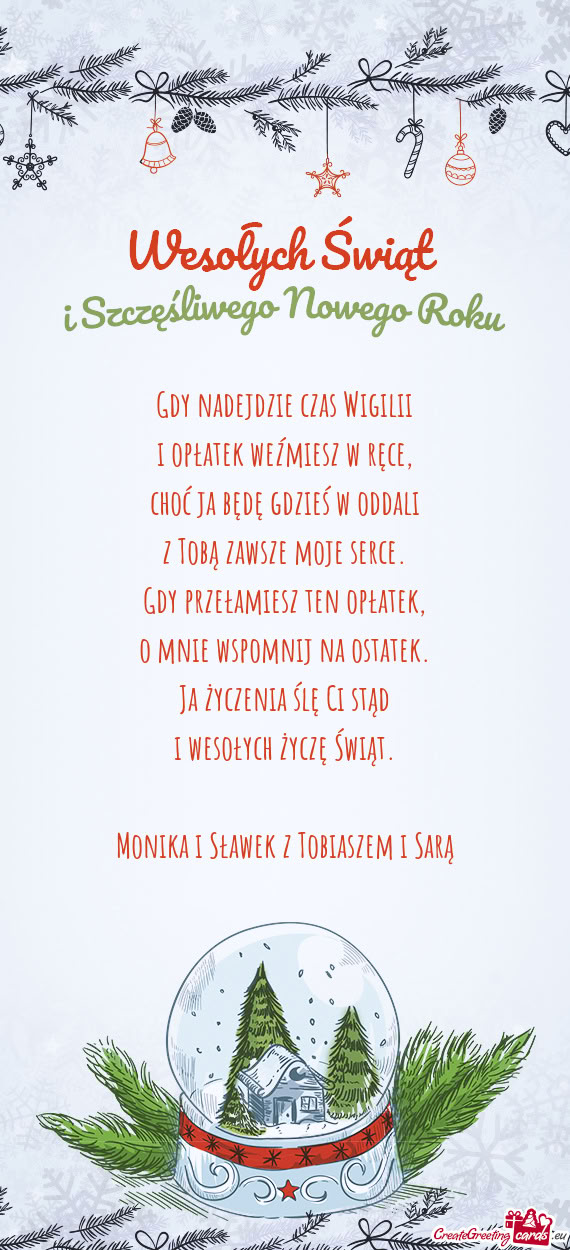 Monika i Sławek z Tobiaszem i Sarą