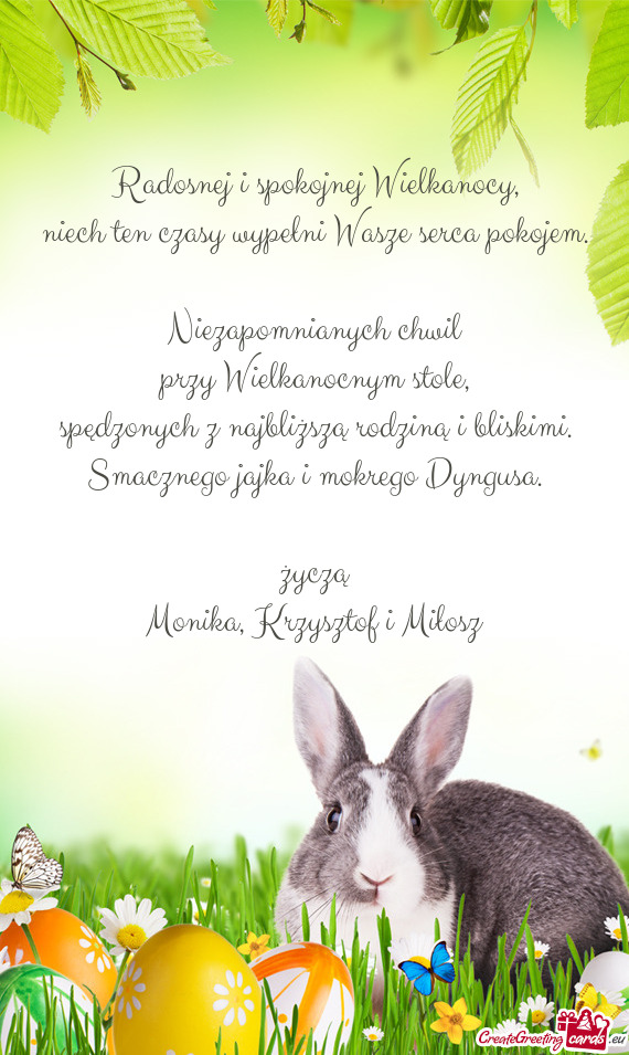 Monika, Krzysztof i Miłosz