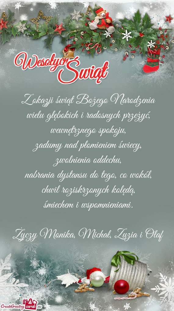 Monika, Michał, Zuzia i Olaf