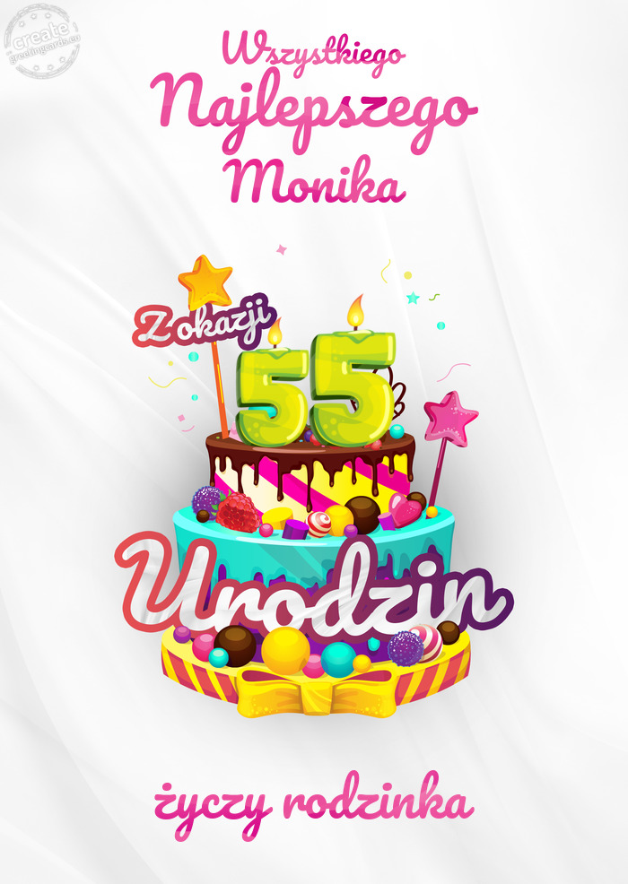 Monika, Wszystkiego najlepszego z okazji 55 urodzin rodzinka
