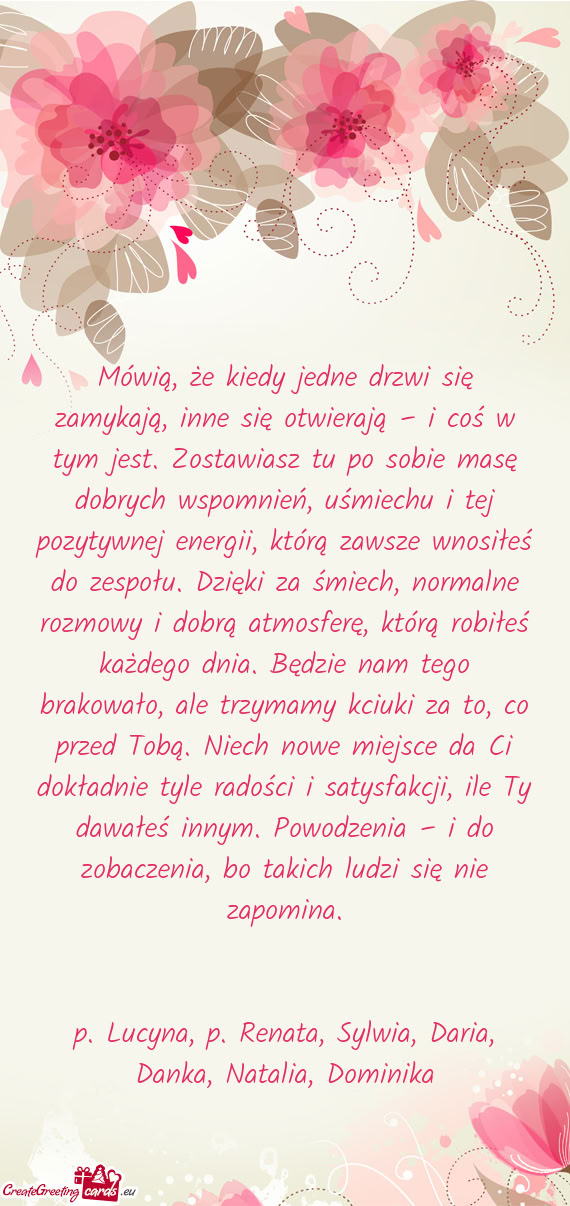 Mówią, że kiedy jedne drzwi się zamykają, inne się otwierają – i coś w tym jest. Zostawias