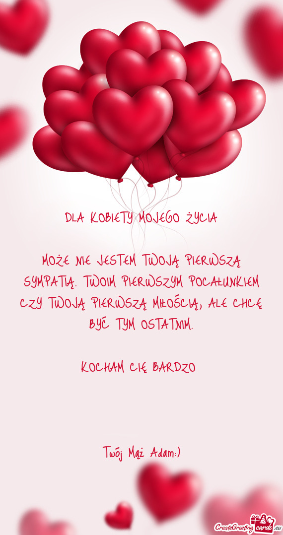 MOŻE NIE JESTEM TWOJĄ PIERWSZĄ SYMPATIĄ. TWOIM PIERWSZYM POCAŁUNKIEM CZY TWOJĄ PIERWSZĄ MIŁO