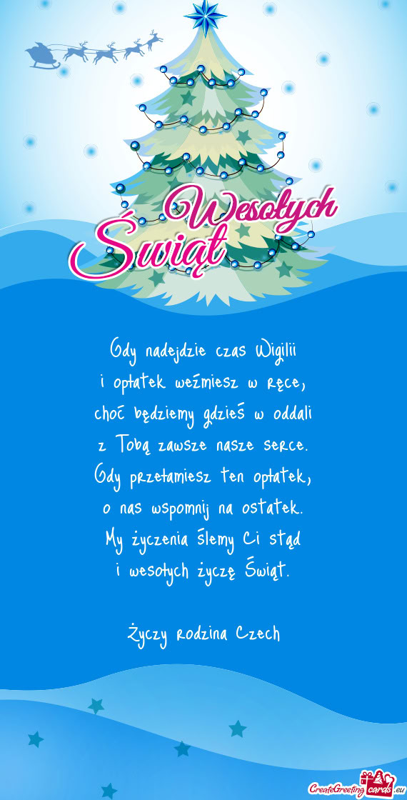 My życzenia ślemy Ci stąd