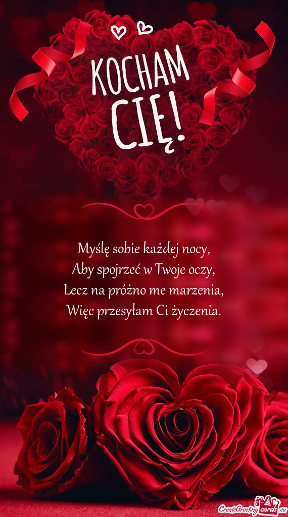 Myślę sobie każdej nocy