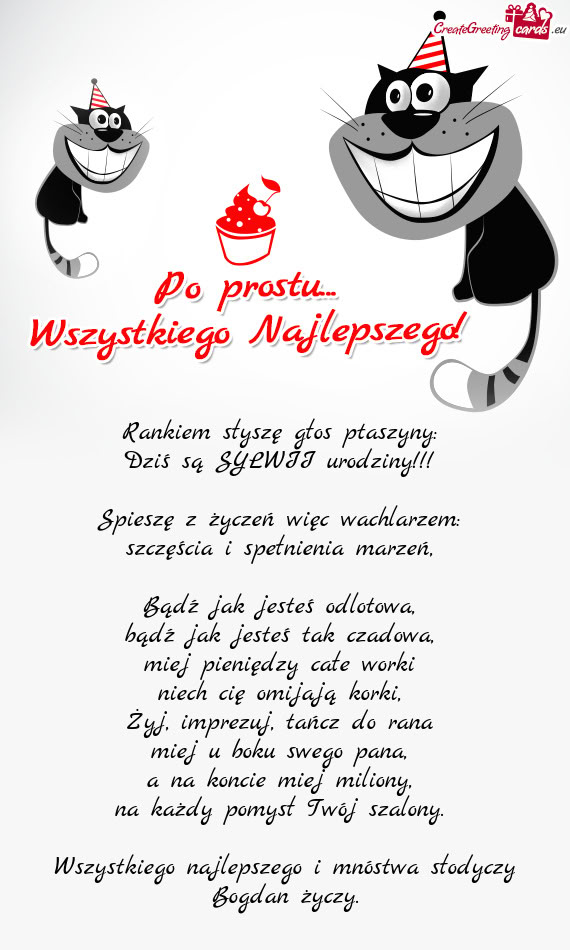 Na każdy pomysł Twój szalony. 