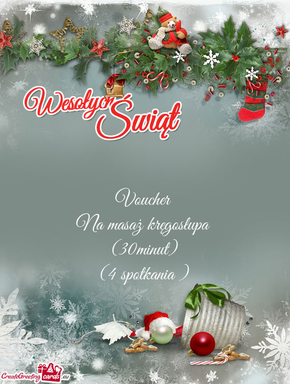 Na masaż kręgosłupa