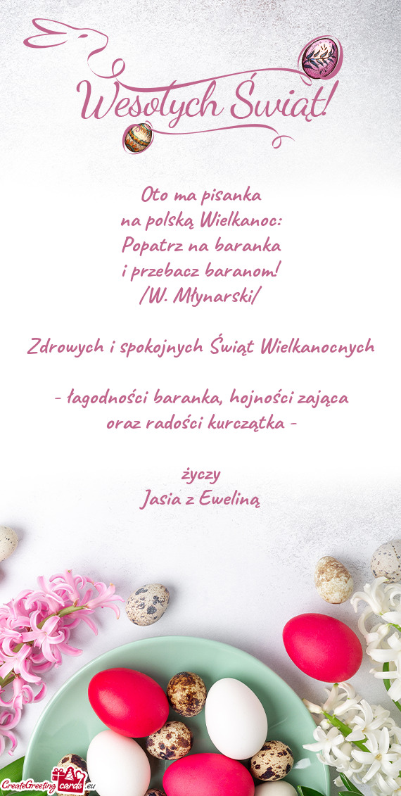 Na polską Wielkanoc